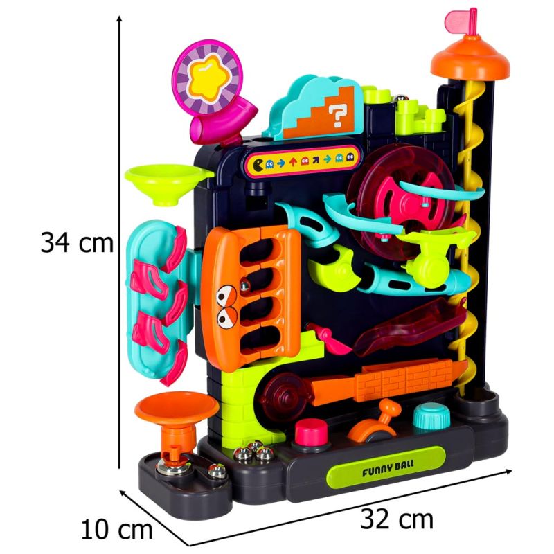 Gra zręcznościowa tor kulkowy z przeszkodami dla kulek - obrazek 15