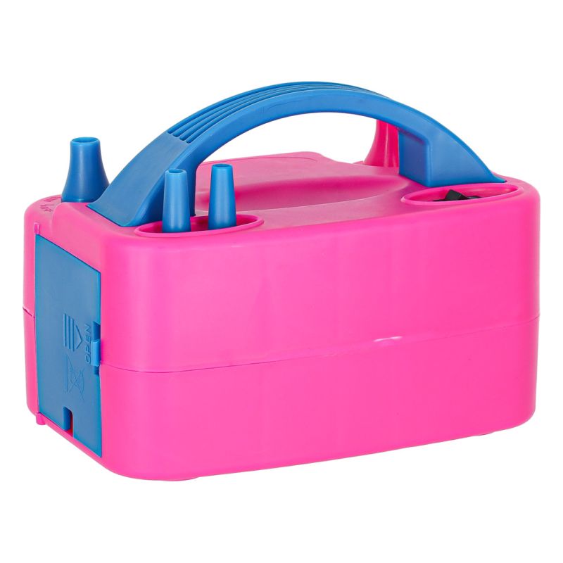 Pompka do balonów elektryczna mocna na 2 balony 2 dysze pompujące - obrazek 2