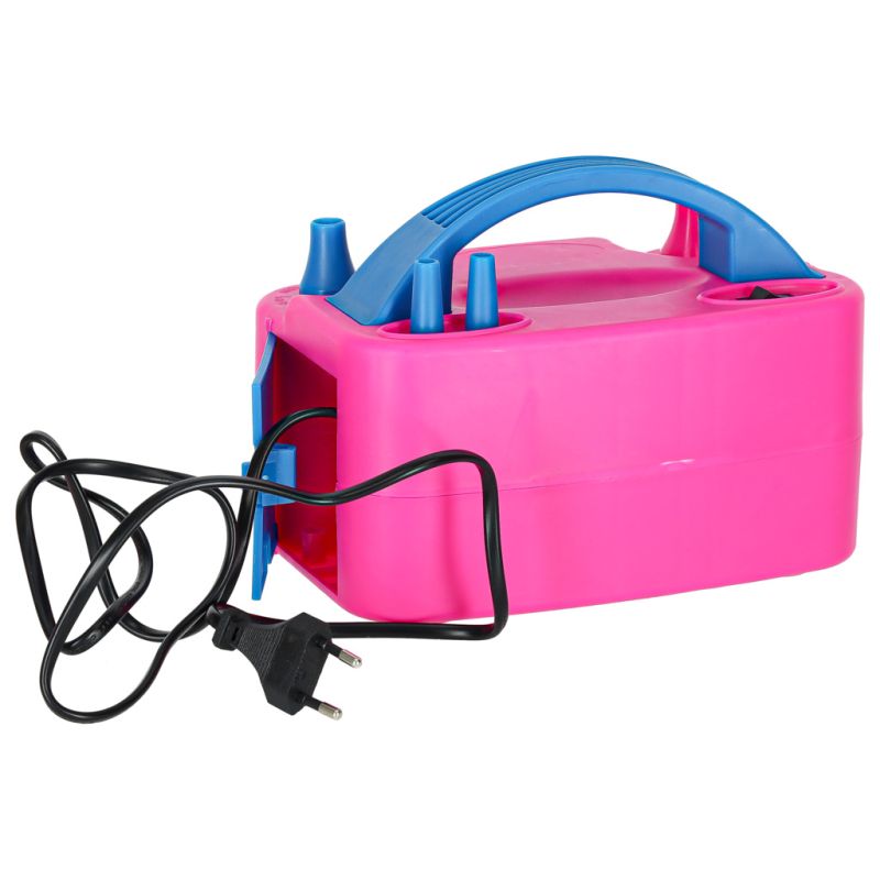 Pompka do balonów elektryczna mocna na 2 balony 2 dysze pompujące - obrazek 7