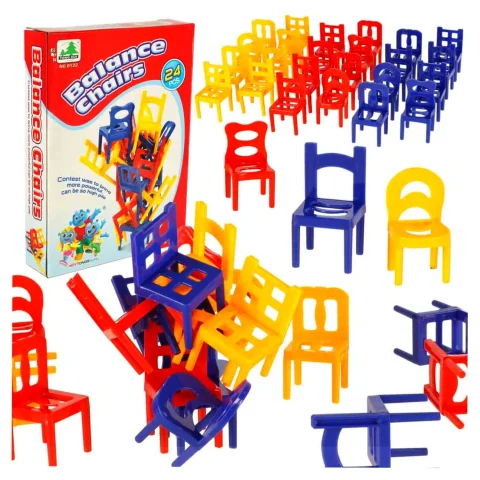 Gra zręcznościowa spadające krzesła krzesełka