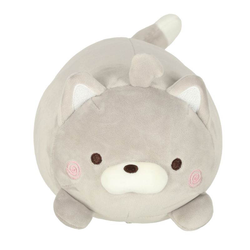 Poduszka podróżna 2w1 rogal pod kark do samolotu samochodu maskotka kot - obrazek 3