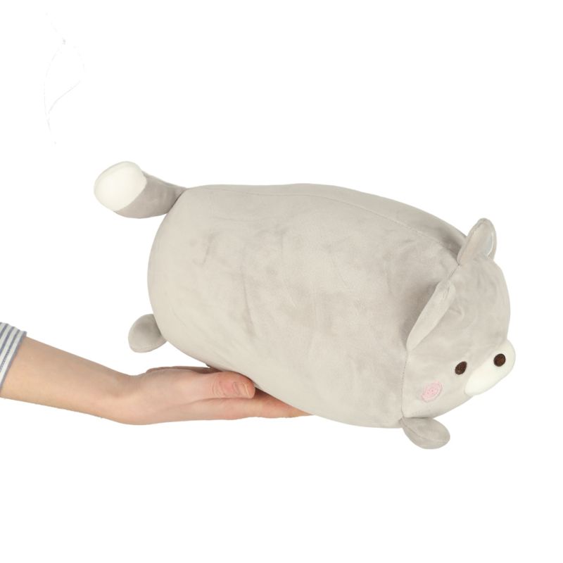 Poduszka podróżna 2w1 rogal pod kark do samolotu samochodu maskotka kot - obrazek 6