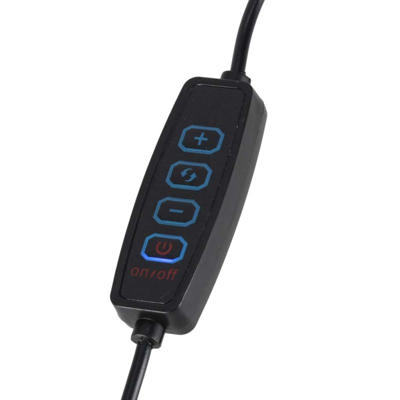 Lampka na biurko biurkowa LED z lupą szkło powiększające obrotowy wysięgnik 2 sposoby mocowania - obrazek 10