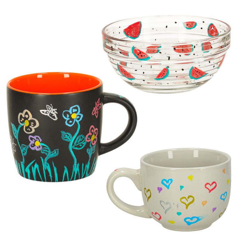 Markery akrylowe do tkanin kamieni pisaki flamastry mazaki wodoodporne DIY 12 szt. - obrazek 11