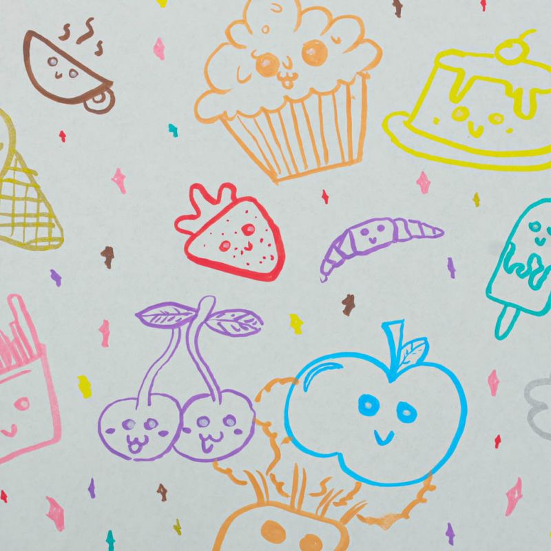 Markery akrylowe do tkanin kamieni pisaki flamastry mazaki wodoodporne DIY 12 szt. - obrazek 12