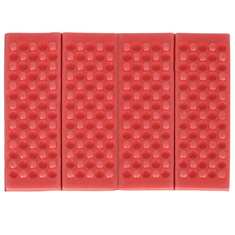 Mata piankowa składana do siedzenia turystyczna czerwona - obrazek 6