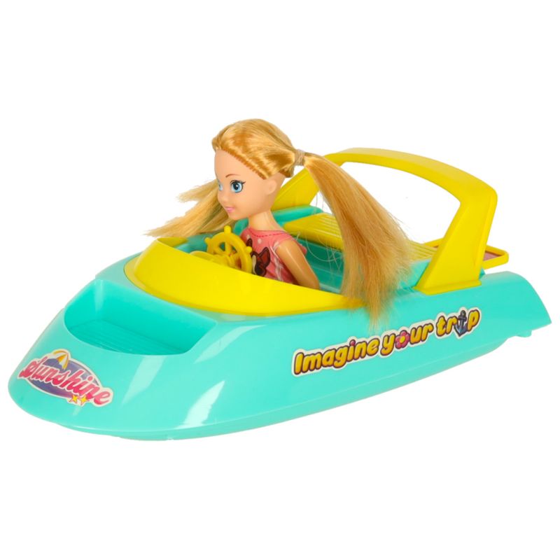 Łódź dla lalek jacht imprezowy rozkładany lalka deska surfingowa - obrazek 5