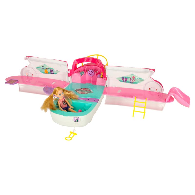 Łódź dla lalek jacht imprezowy rozkładany lalka deska surfingowa - obrazek 10