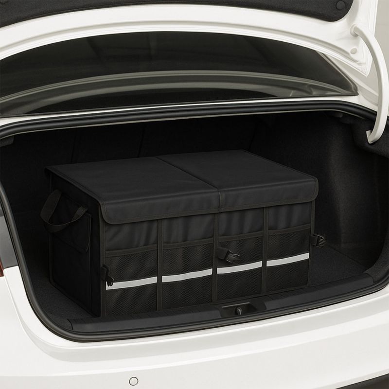 Organizer do bagażnika duża torba do samochodu z odblaskami - obrazek 14