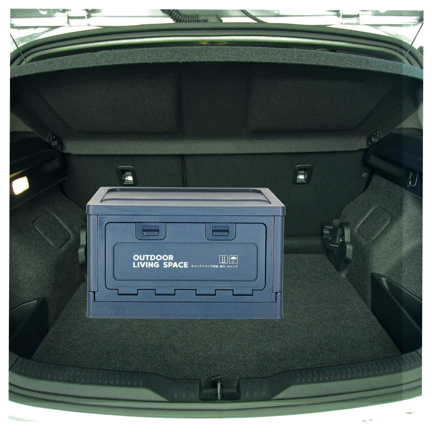 Organizer do bagażnika samochodowy pudełko skrzynka składana 25l granatowa - obrazek 12