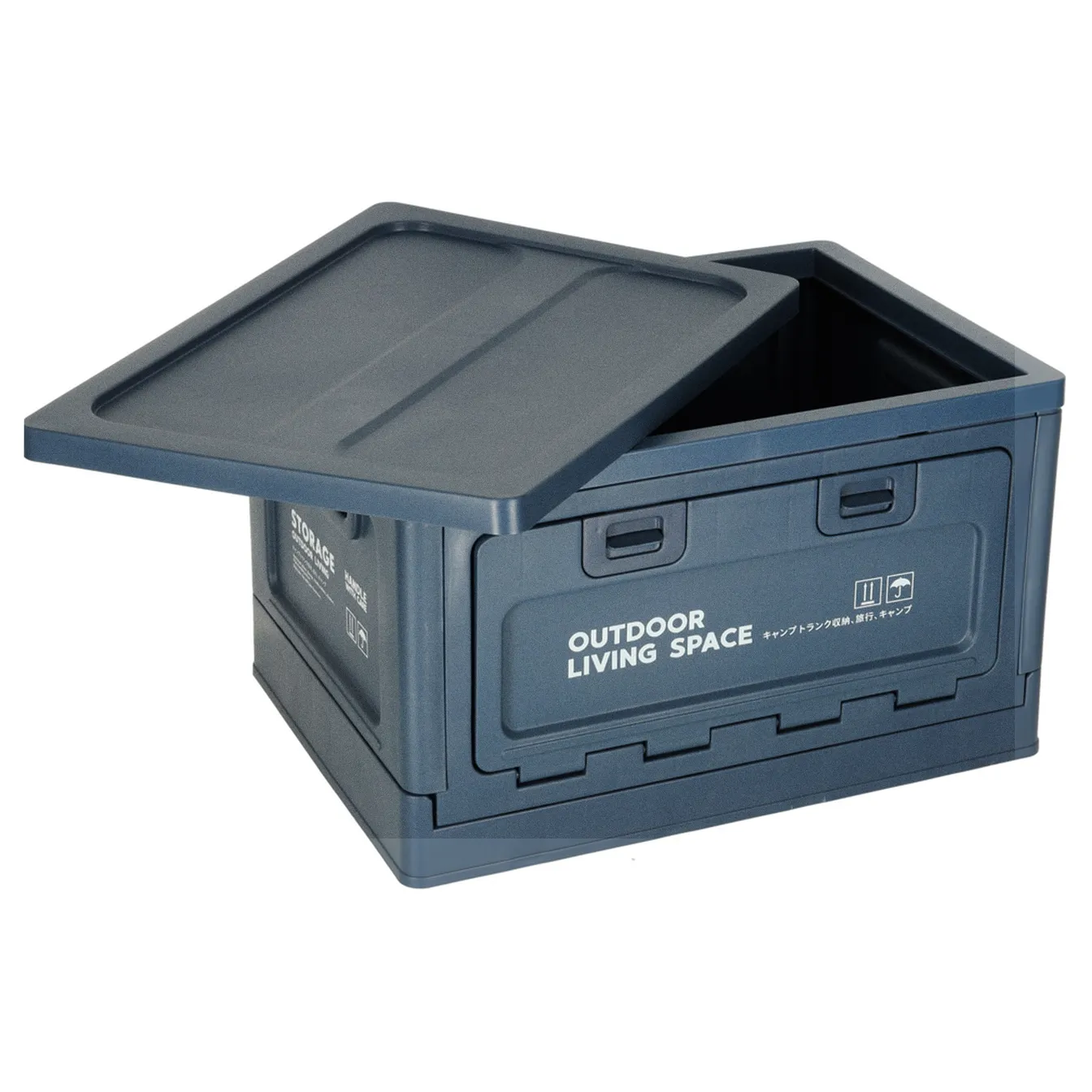 Organizer do bagażnika samochodowy pudełko skrzynka składana 25l granatowa - obrazek 7