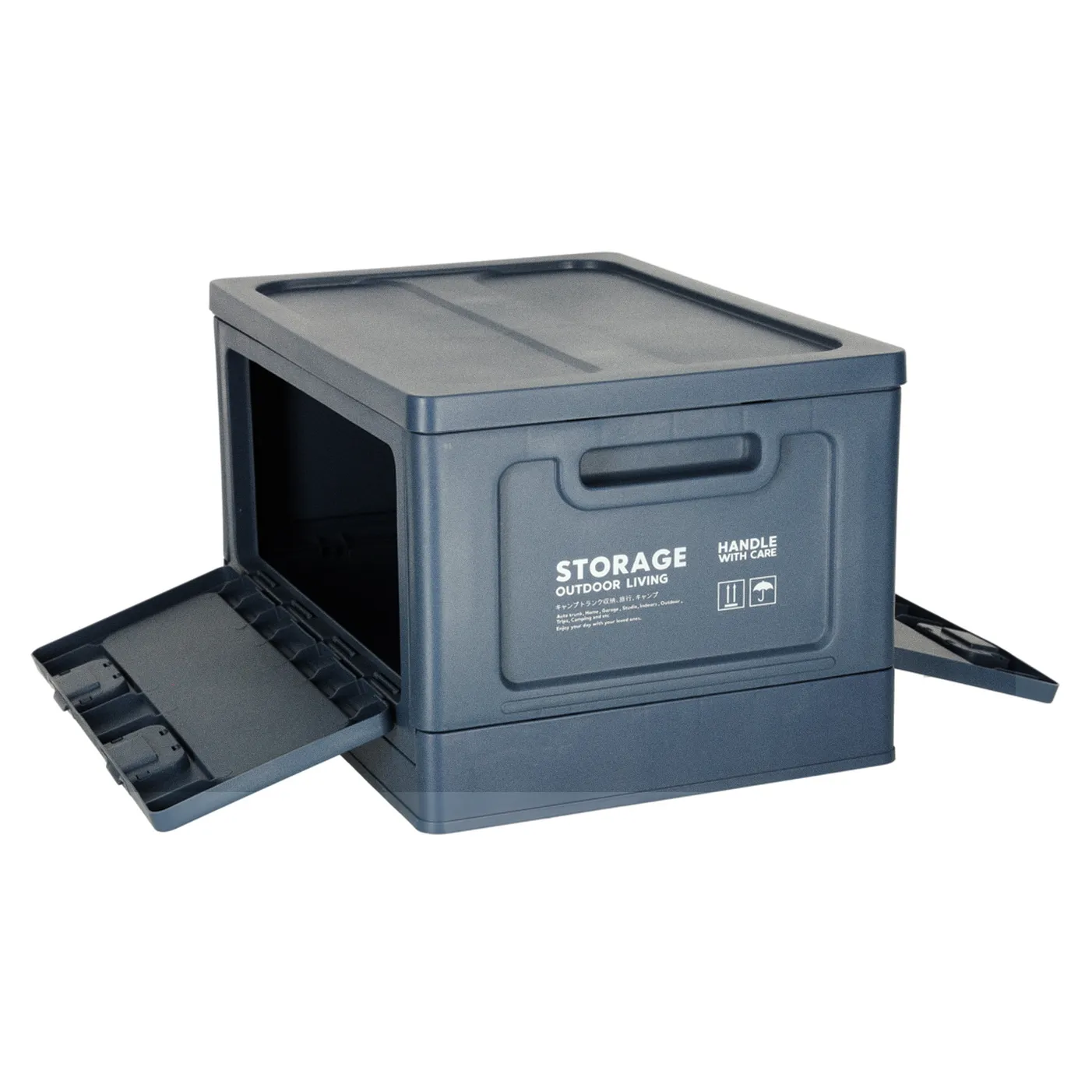 Organizer do bagażnika samochodowy pudełko skrzynka składana 25l granatowa - obrazek 9