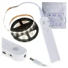 Taśma LED na baterie USB czujnik ruchu 2M zimny biały