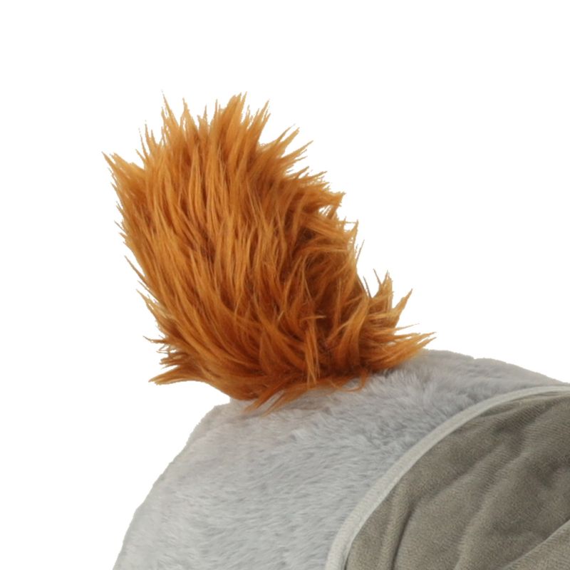 Skoczek dla dzieci gumowy do skakania koń konik z miękkim pokrowcem pompka - obrazek 9