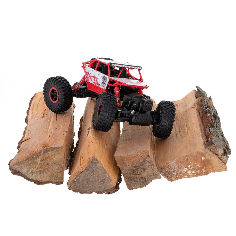 Samochód zdalnie sterowany na pilota RC Rock Crawler HB 2,4GHz 1:18 czerwony - obrazek 11