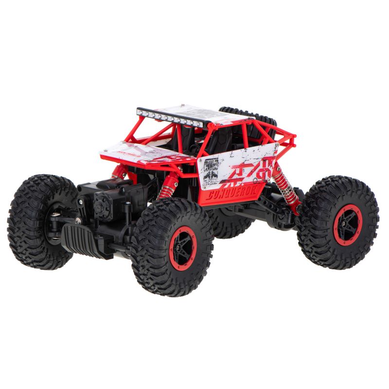 Samochód zdalnie sterowany na pilota RC Rock Crawler HB 2,4GHz 1:18 czerwony - obrazek 4