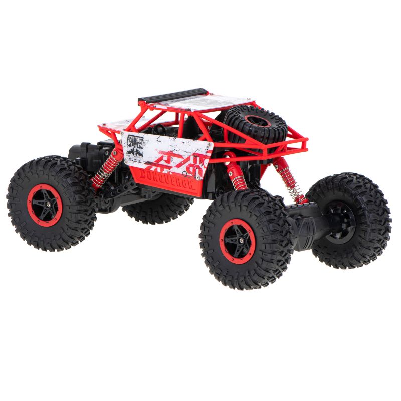 Samochód zdalnie sterowany na pilota RC Rock Crawler HB 2,4GHz 1:18 czerwony - obrazek 6