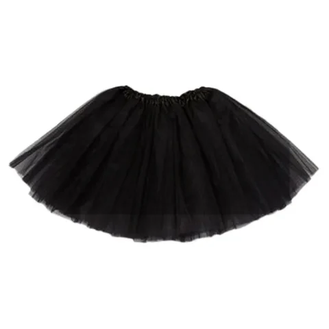 Spódniczka tiulowa tutu kostium strój karnawałowy przebranie czarna