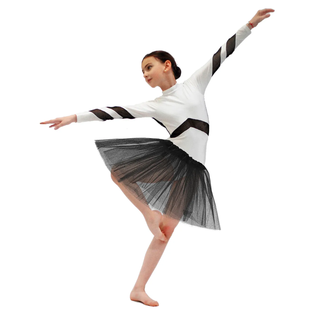 Spódniczka tiulowa tutu kostium strój karnawałowy przebranie czarna - obrazek 6