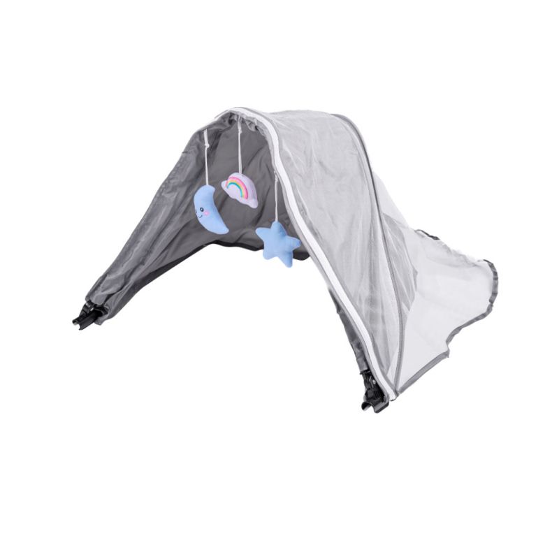 Łóżeczko dziecięce turystyczne składane kojec materac dla dzieci dwupoziomowe przewijak - obrazek 5