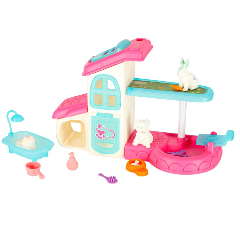 SPA dla zwierząt domek malowanie kąpanie zwierząt mazaki zmywalne akcesoria 26 elementów - obrazek 3