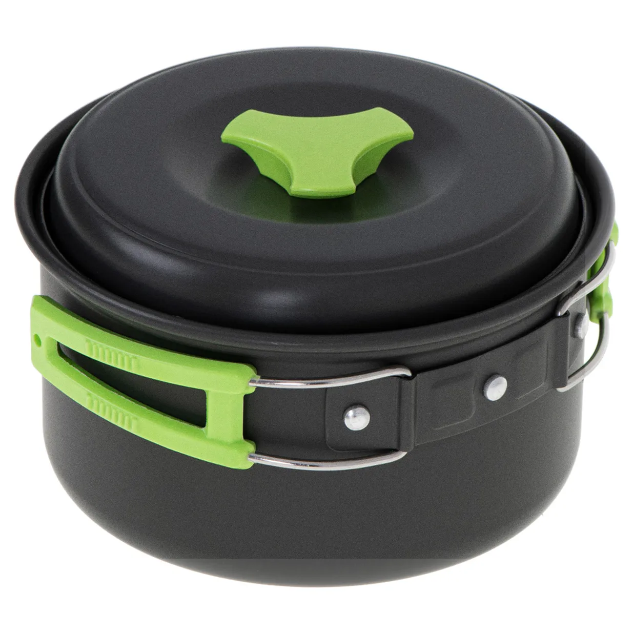 Menażki naczynia turystyczne zestaw kemping garnek patelnia XL - obrazek 5