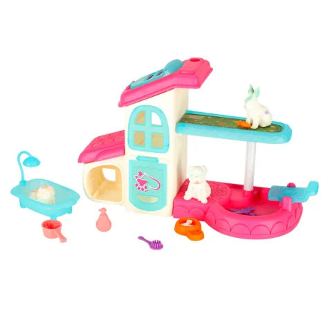 SPA dla zwierząt domek malowanie kąpanie zwierząt mazaki zmywalne akcesoria 26 elementów