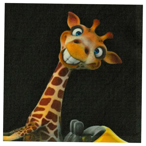 Kurtyna statyczna przeciwsłoneczna osłona okna samochodu żyrafa zestaw 2 szt.