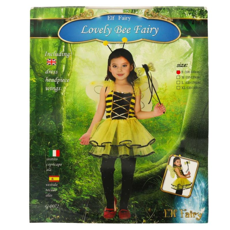 Kostium strój karnawałowy przebranie pszczółka pszczoła opaska 3 el - obrazek 6